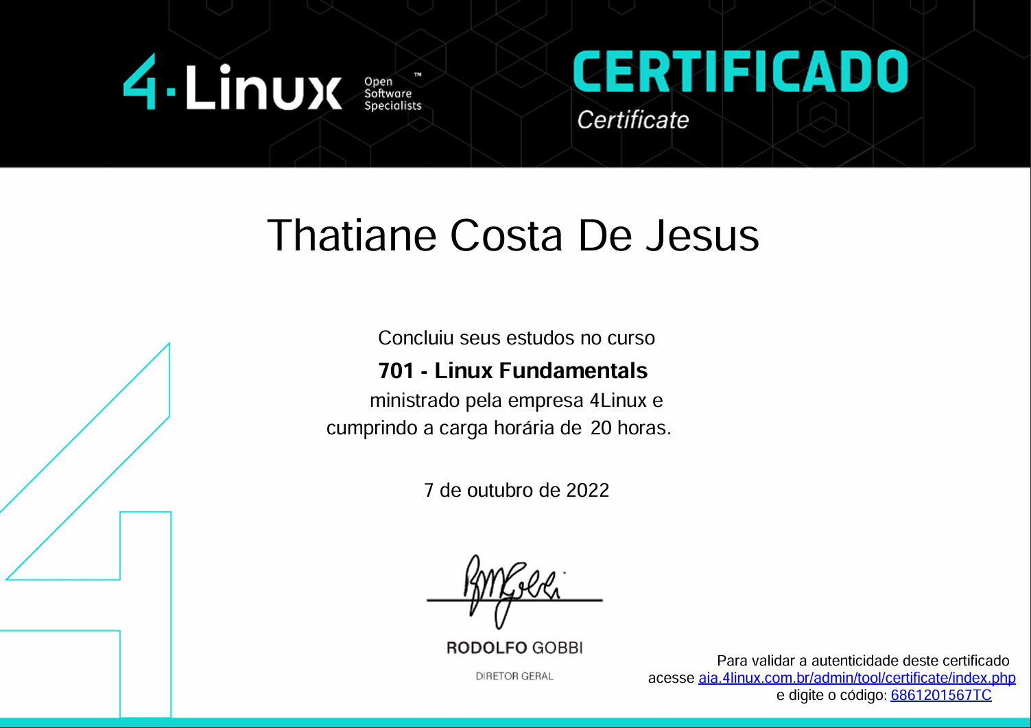 Certificado 701 - Linux Fundamentals